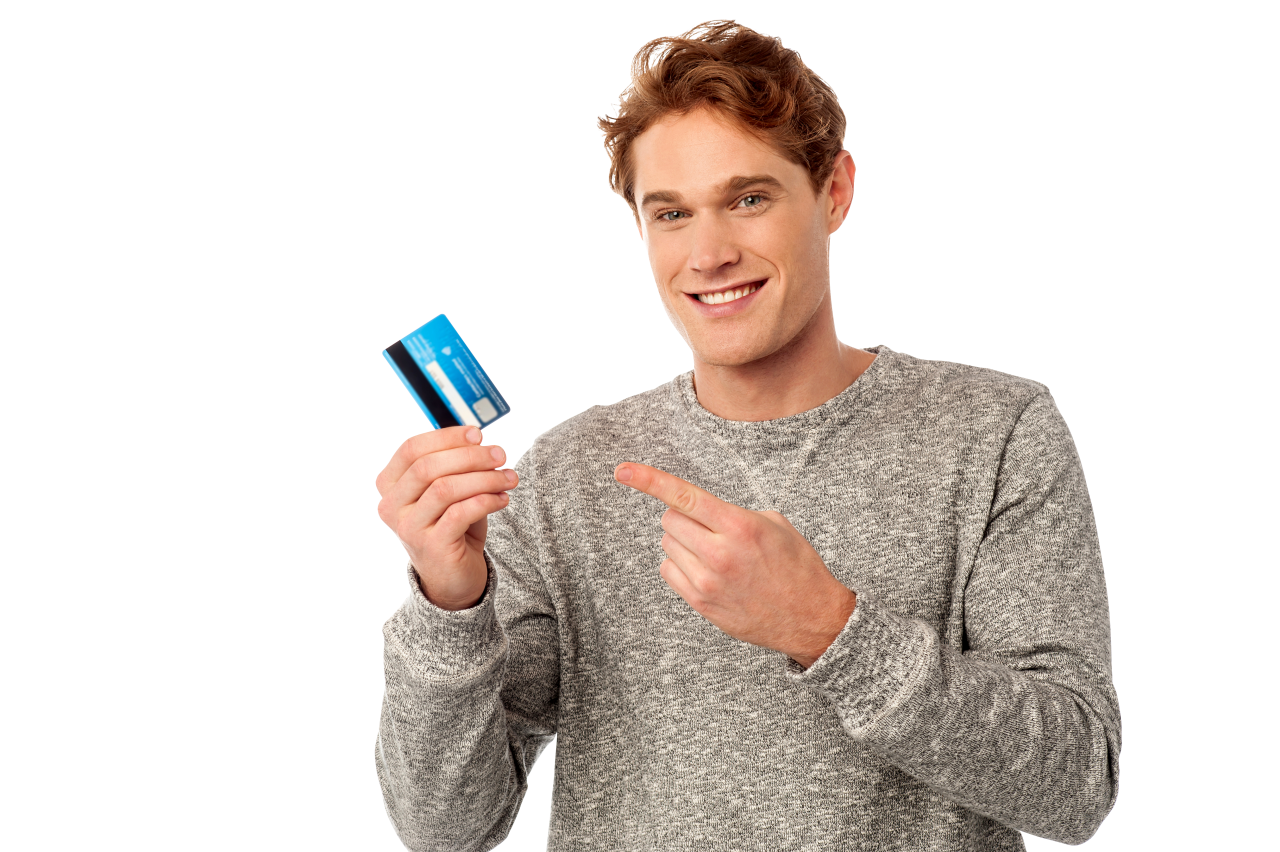 Credit Card Holding Hand PNG Image High Quality PNG Image