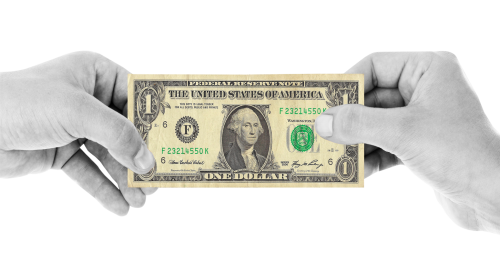 Dollars Holding Hand PNG Image High Quality PNG Image