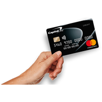 Credit Male Card Holding Hand Transparent PNG Image