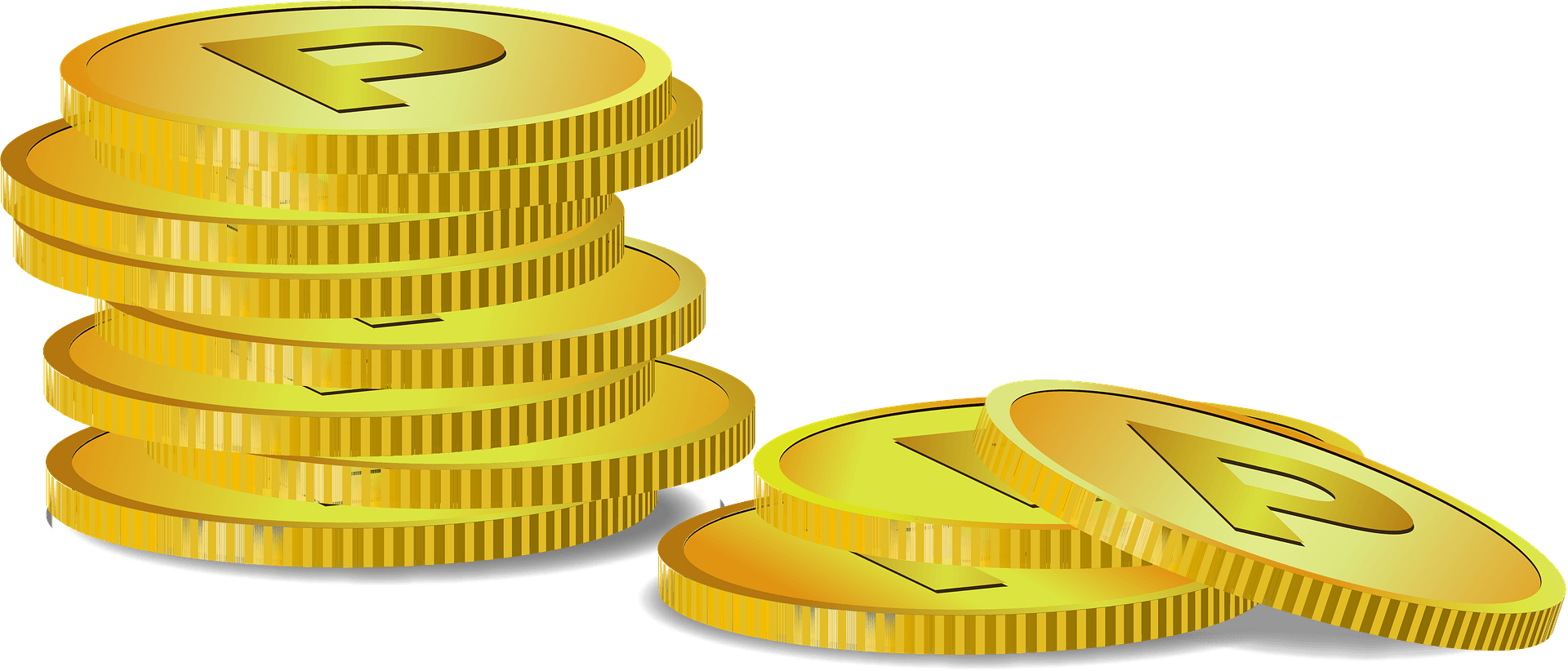 Money Coins Stack Golden Download Free Image PNG Image