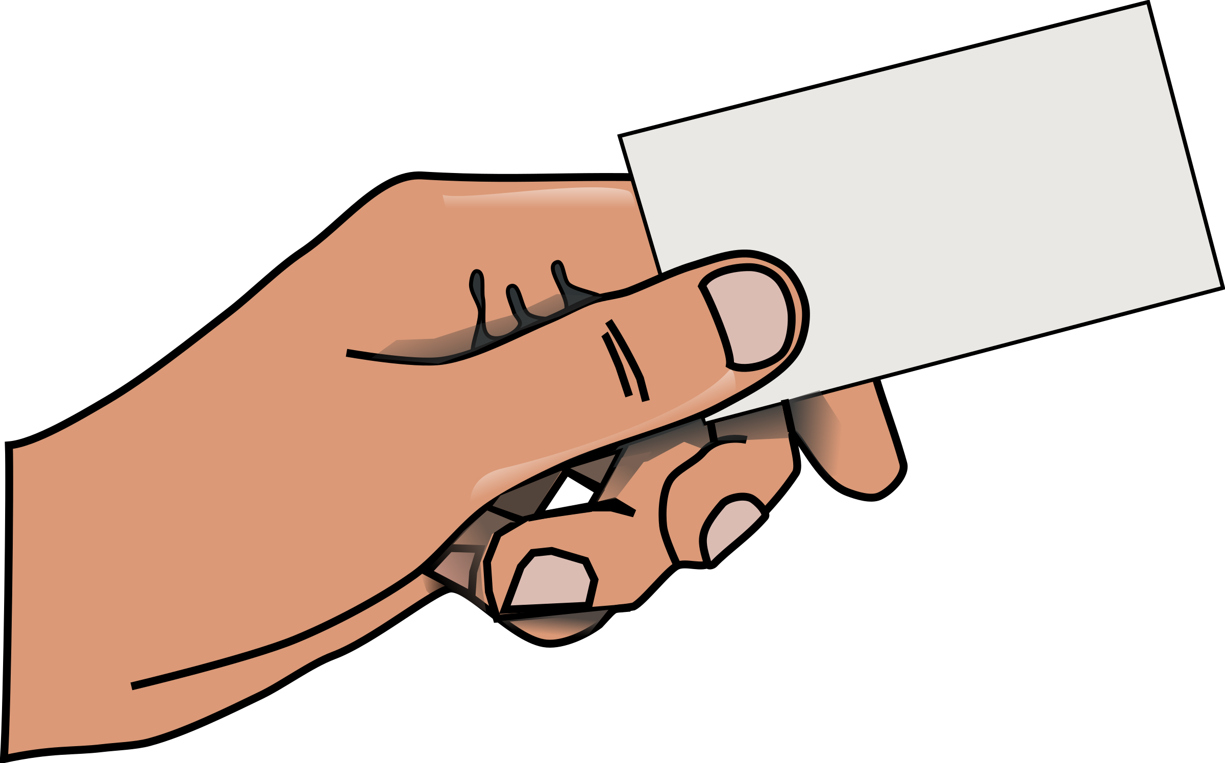 Credit Vector Card Holding Hand PNG Image