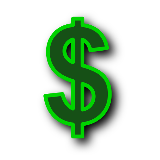 Green Dollar Symbol Transparent Background PNG Image