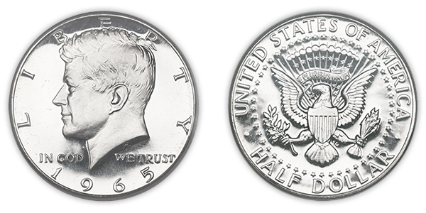 American Silver Coin Transparent Image PNG Image
