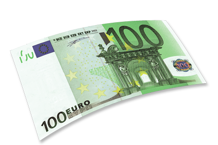 100 Euro Bill Clipart PNG Image