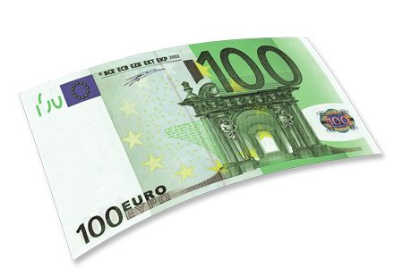 100 Euro Bill Clipart Transparent PNG Image