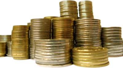 Coin Stack Transparent Background PNG Image