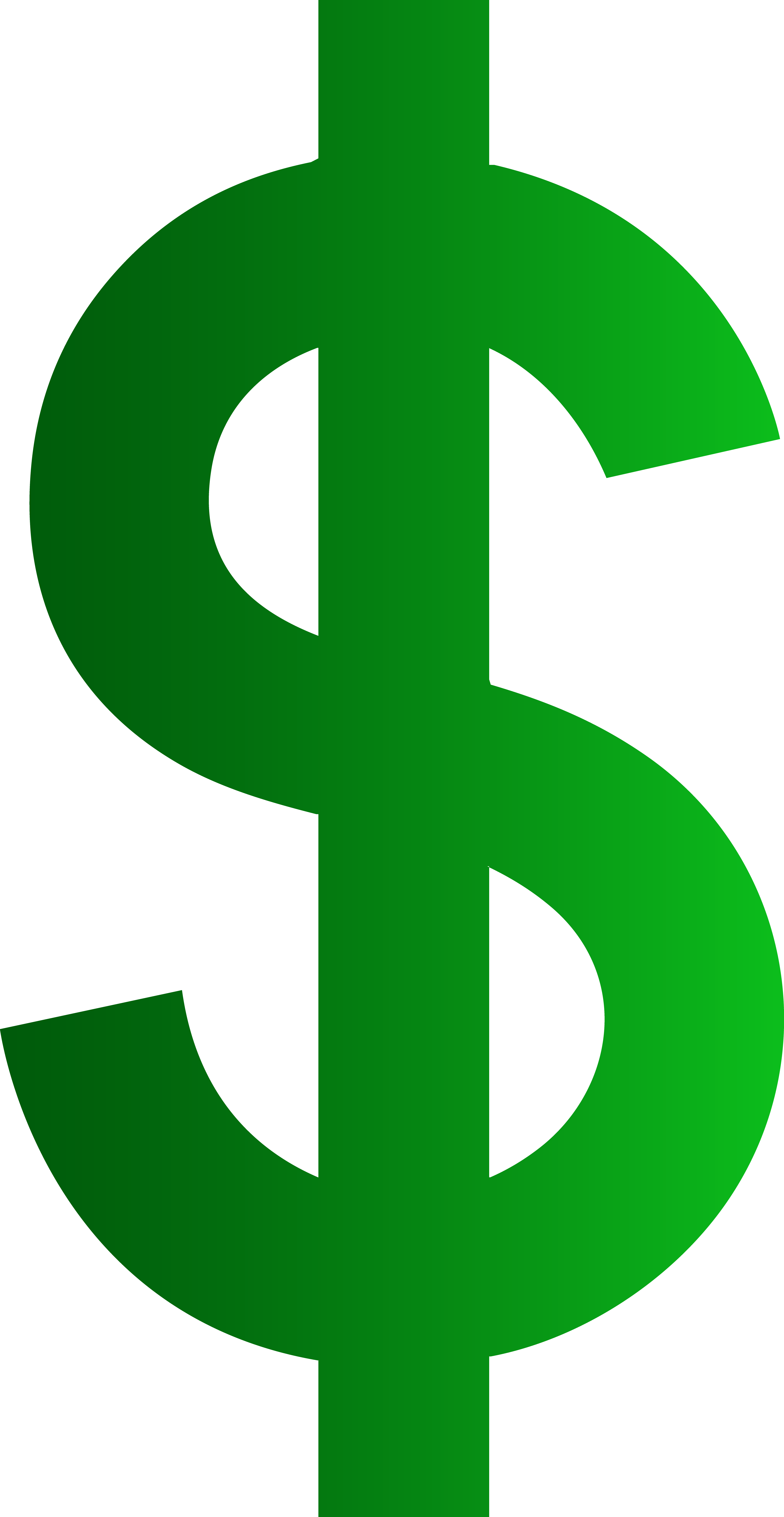Green Dollar Symbol Image PNG Image