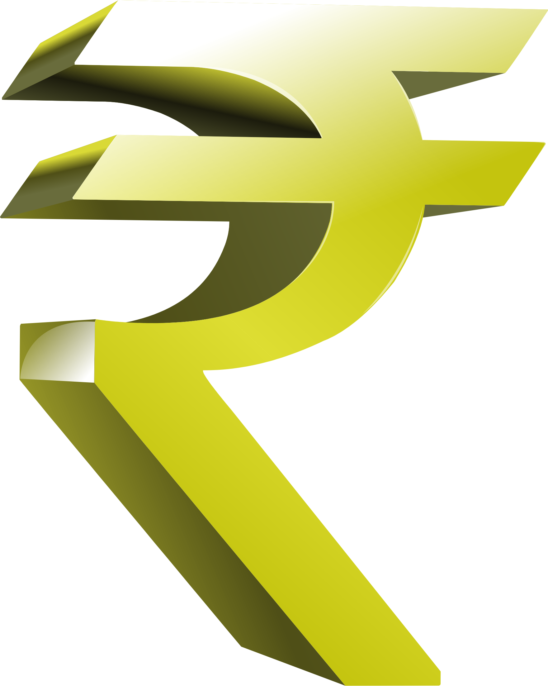 Golden Rupee Currency Icon Isolated 3d Gold Rupee Symbol With White  Background 3d Rendering Stock Photo - Download Image Now - iStock
