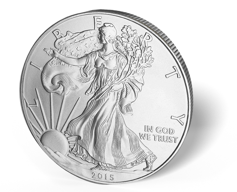 American Silver Coin Photos PNG Image