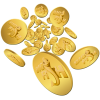 Falling Coins HD Image Free PNG Transparent PNG Image