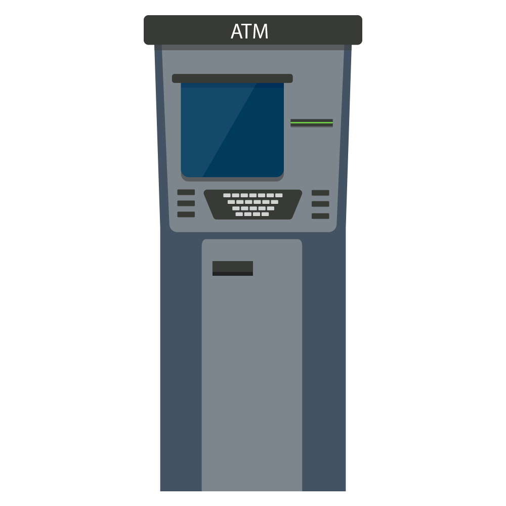 Service Money Atm Bitcoin Machine Teller Automated PNG Image