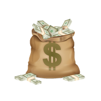 Money Purse Dollar Sign Bag Coin PNG