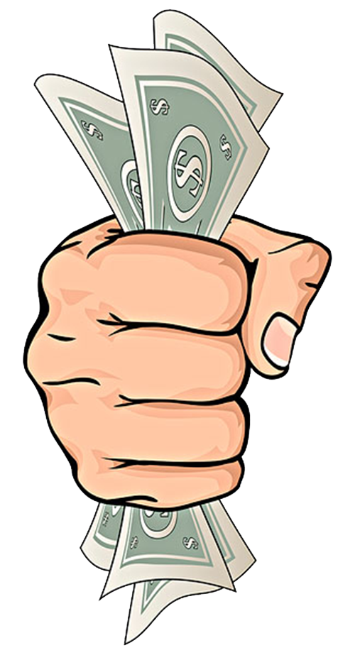 Money Photography Dollar Royalty-Free Animation Holding Hand PNG Image