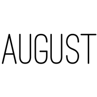 August Free Download PNG HQ