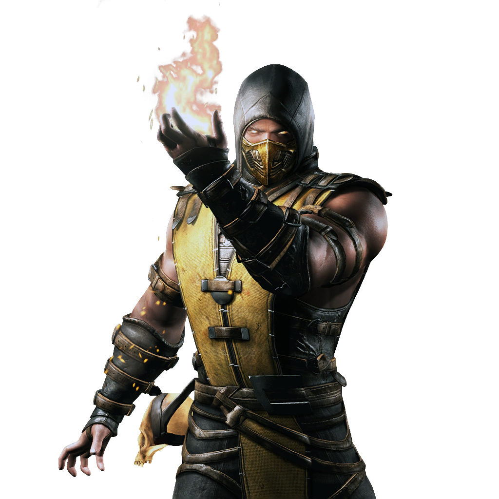 Mortal Kombat Scorpion Transparent Image PNG Image. 