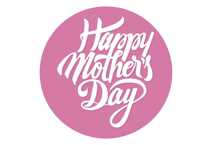 Mothers Day Happy Free Clipart HD PNG Image