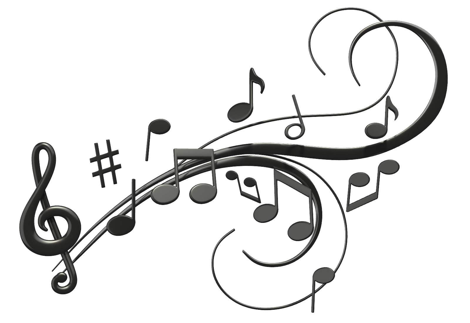 Music notes Transparent PNG Image