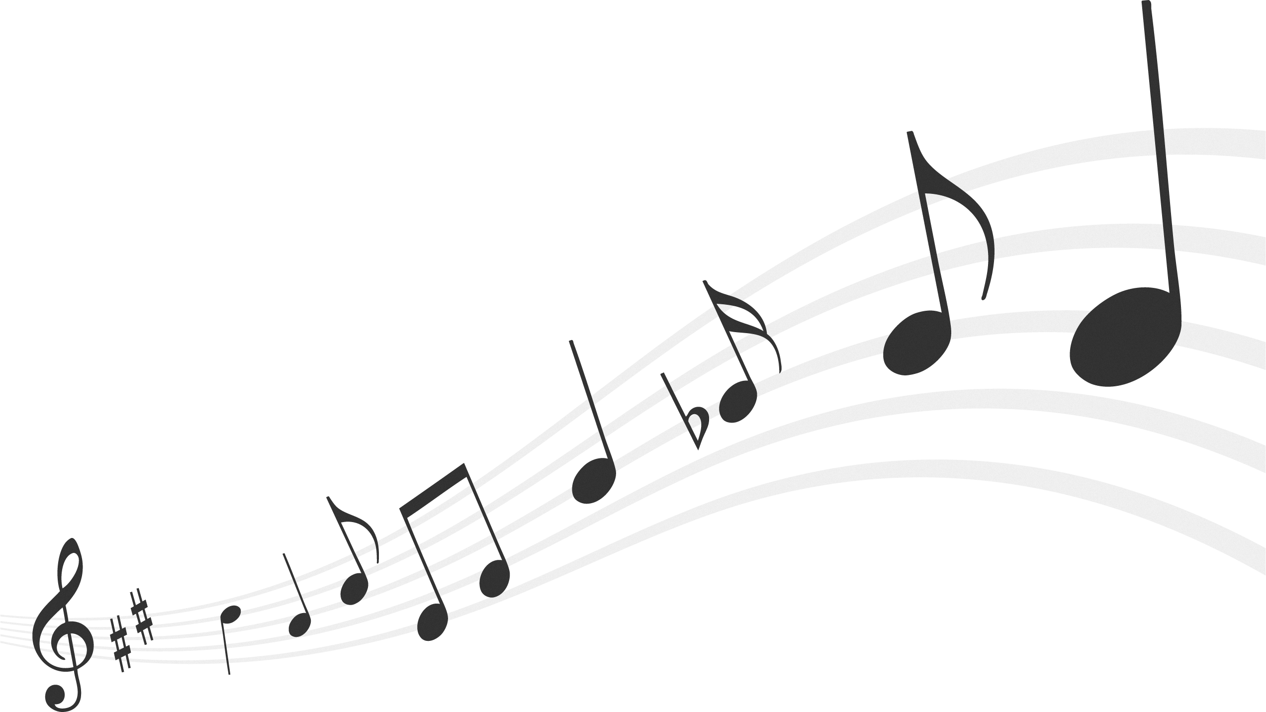 Music notes Transparent PNG Image