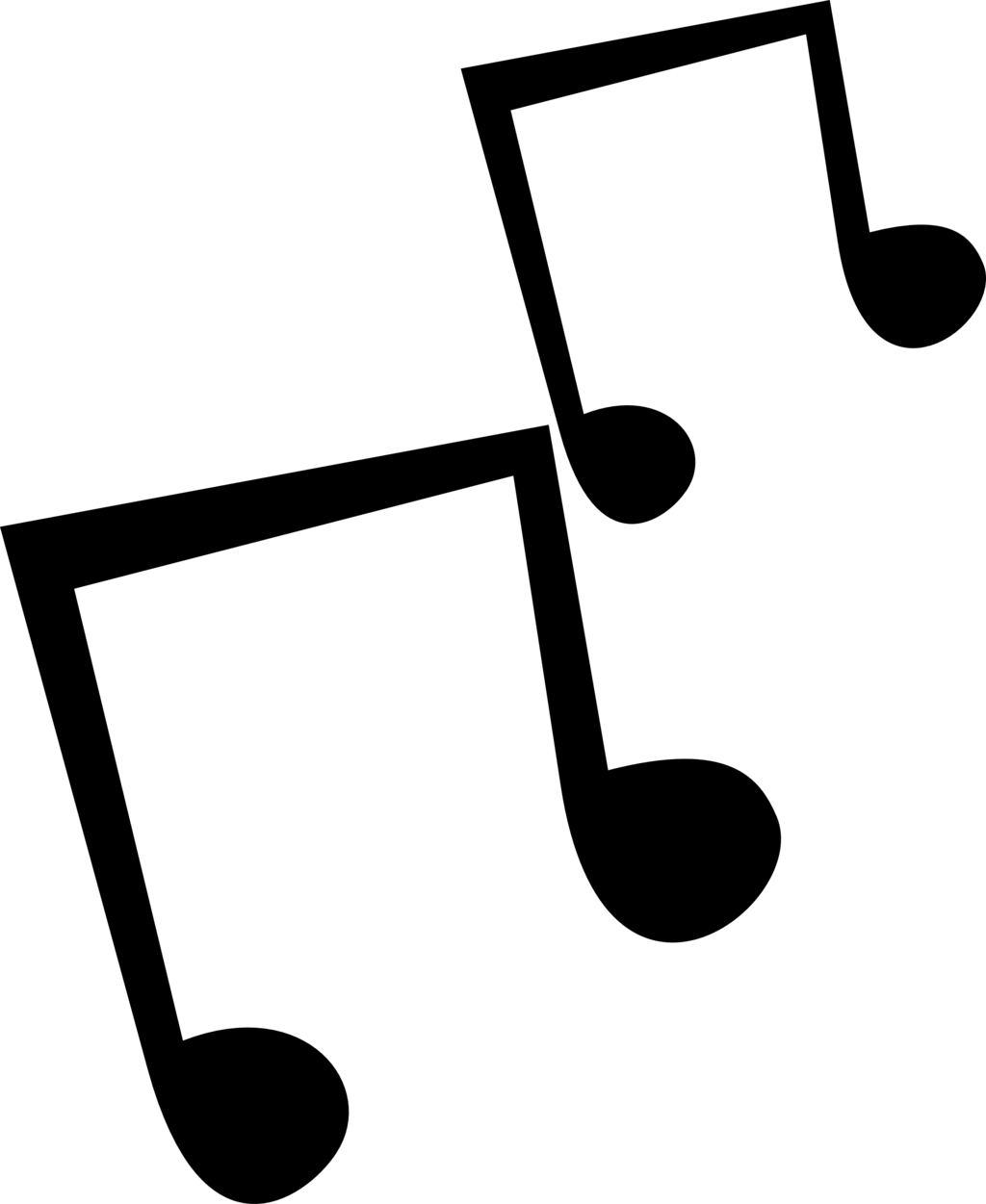 Music notes Transparent PNG Image