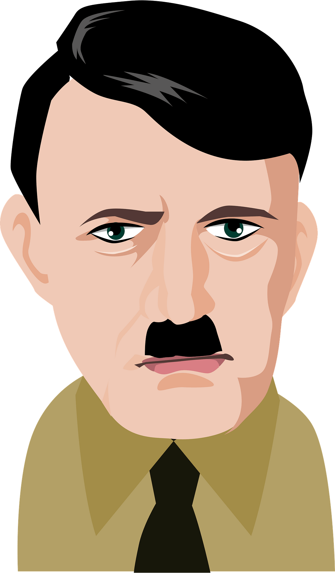 Mustache Hitler Free Download Image PNG Image