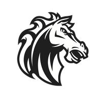 Mustang Logo Clipart Transparent HQ PNG Download | FreePNGImg