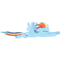 Rainbow Dash Flying
