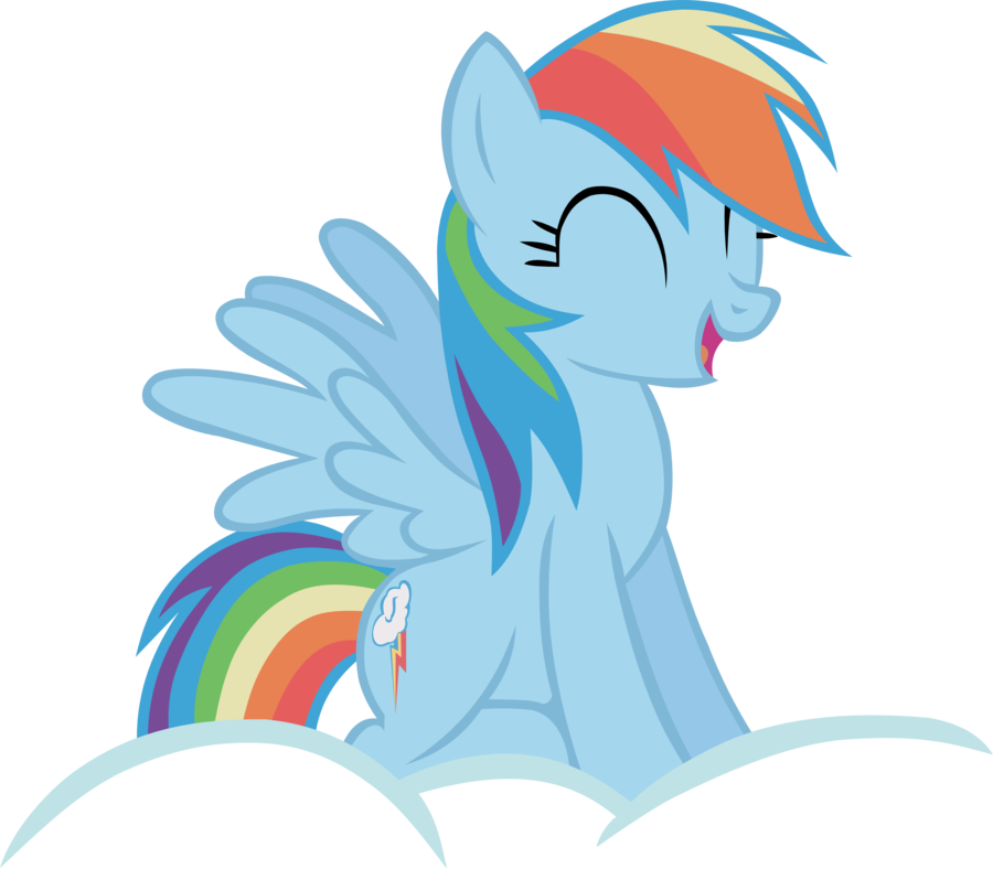 Ponies - My Little Pony Rainbow Dash, HD Png Download, png download,  transparent png image