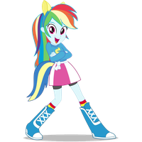 Poupée Equestria Girl Rainbow Dash Hasbro, Occasion, Pour Fans My Little Pony