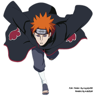 Naruto Pain Clipart Line - Pain Face Naruto Drawing, HD Png Download ,  Transparent Png Image