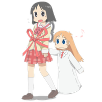 Nichijou - Neko Roblox Anime T Shirts Png,Nichijou Logo - free