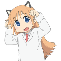 Nichijou - Neko Roblox Anime T Shirts Png,Nichijou Logo - free