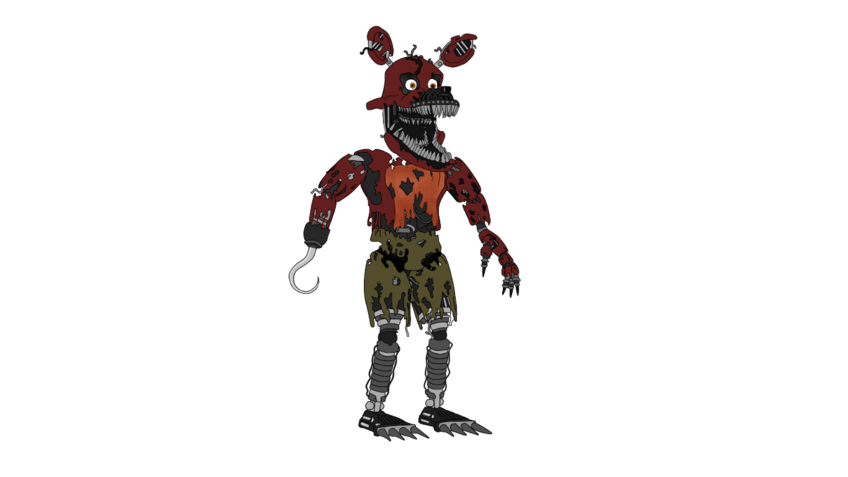 Nightmare Foxy Transparent PNG Image