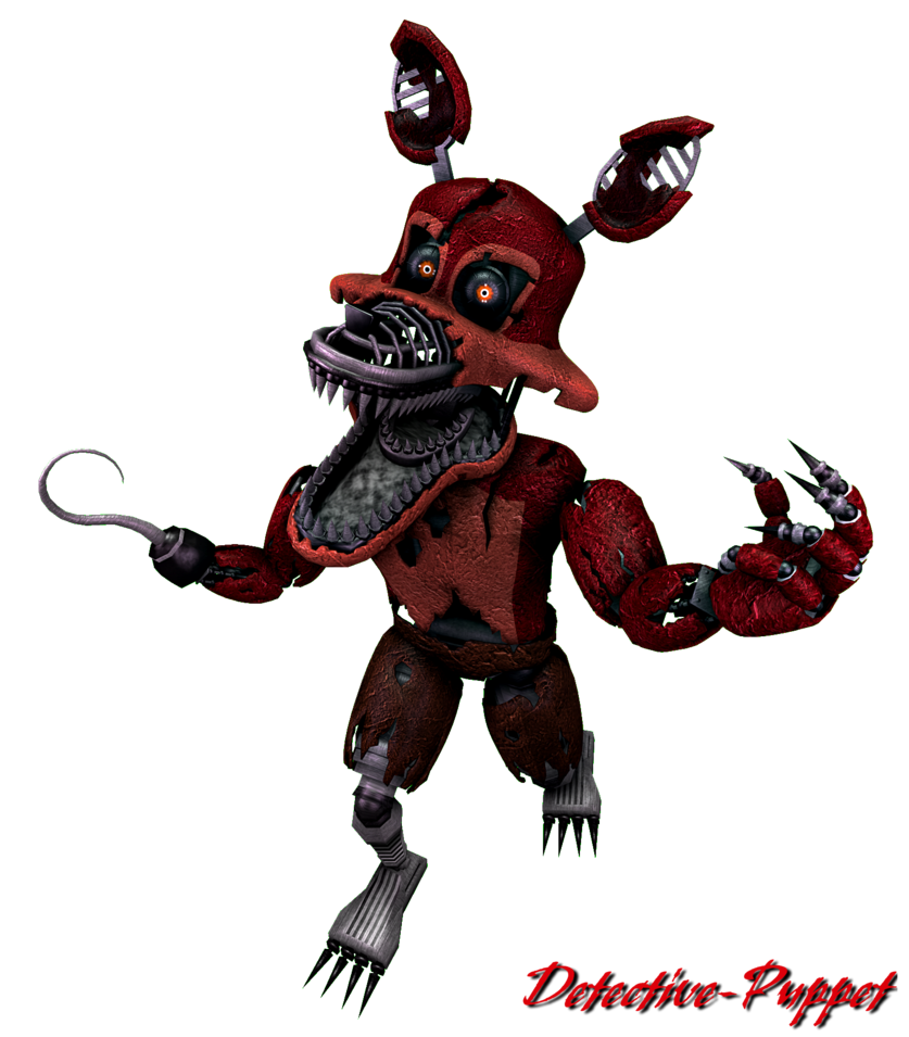 Nightmare Foxy Picture PNG Image. 