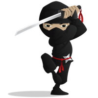 Ninja, Cartoon, Desenho png transparente grátis