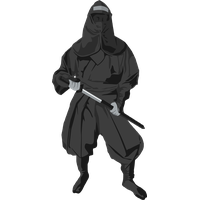 Ninja, Guerreiro, Desenho png transparente grátis