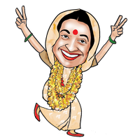 Laughter Narendra Facial Modi Smile Expression Cartoon PNG Image