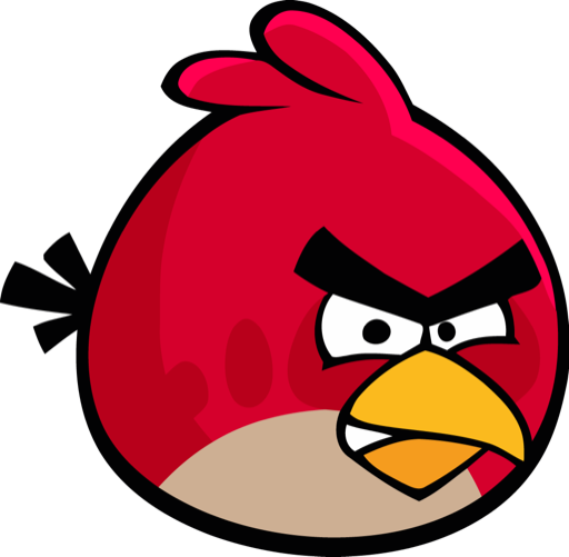 Pink Star Angry Smiley Wars Stella Birds PNG Image