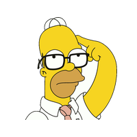 Homer Art Bart Text Marge Simpson PNG Image