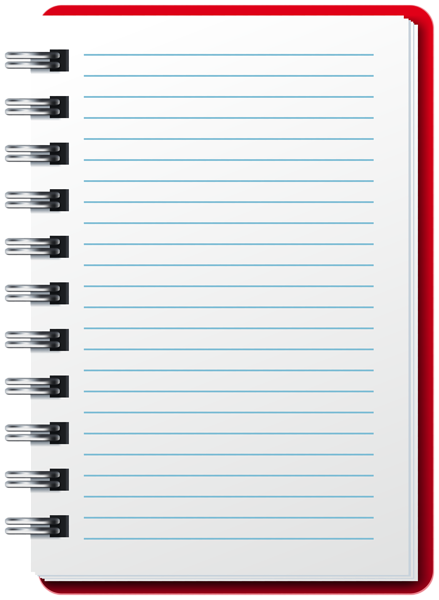 Notebook Transparent PNG Image