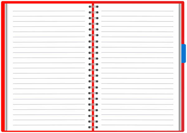 Notebook Transparent PNG Image