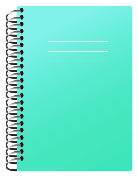 Notebook Transparent PNG Image