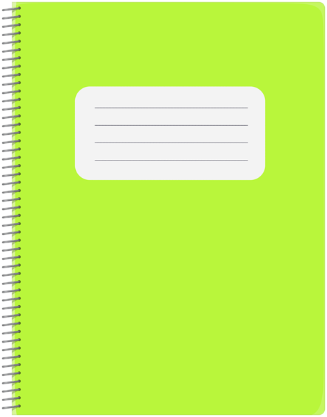 Notebook Transparent PNG Image