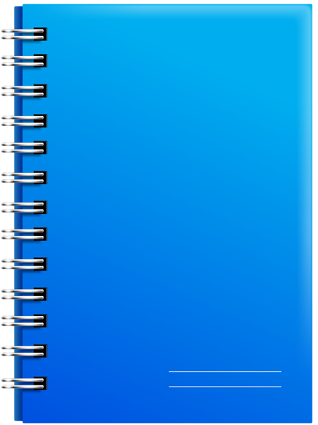 Notebook Transparent PNG Image