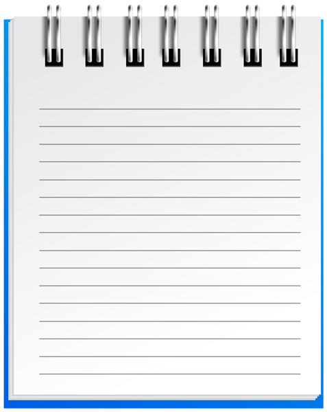 Notebook Transparent PNG Image