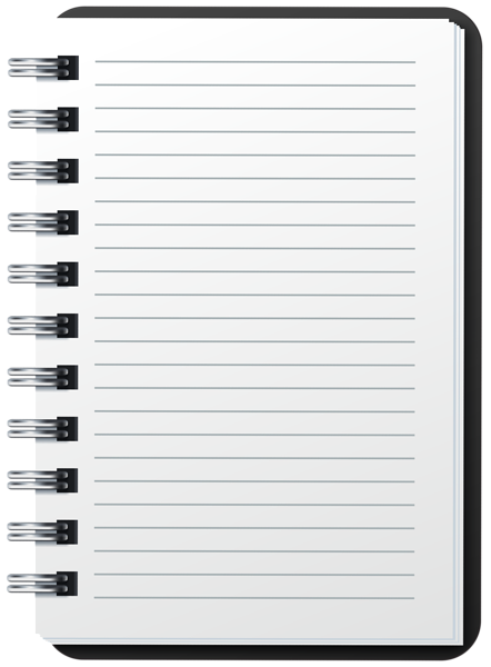 Notebook Transparent PNG Image