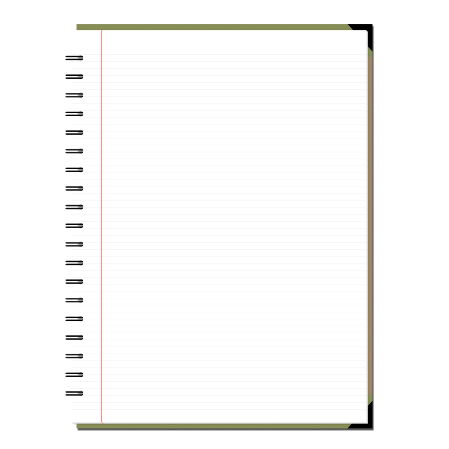 Notebook Transparent PNG Image