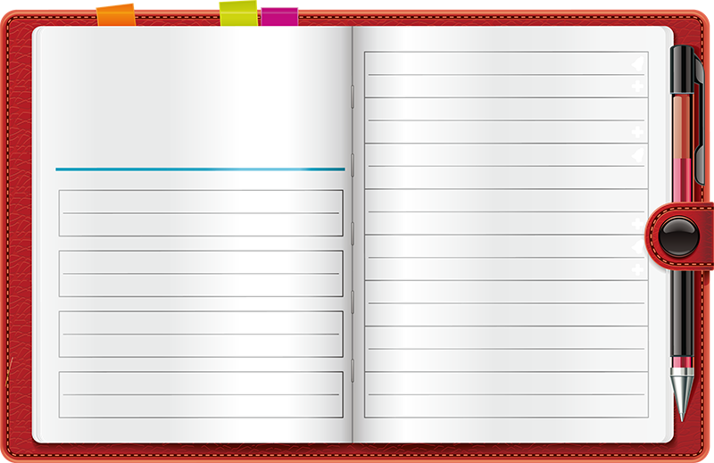 Notebook Transparent PNG Image