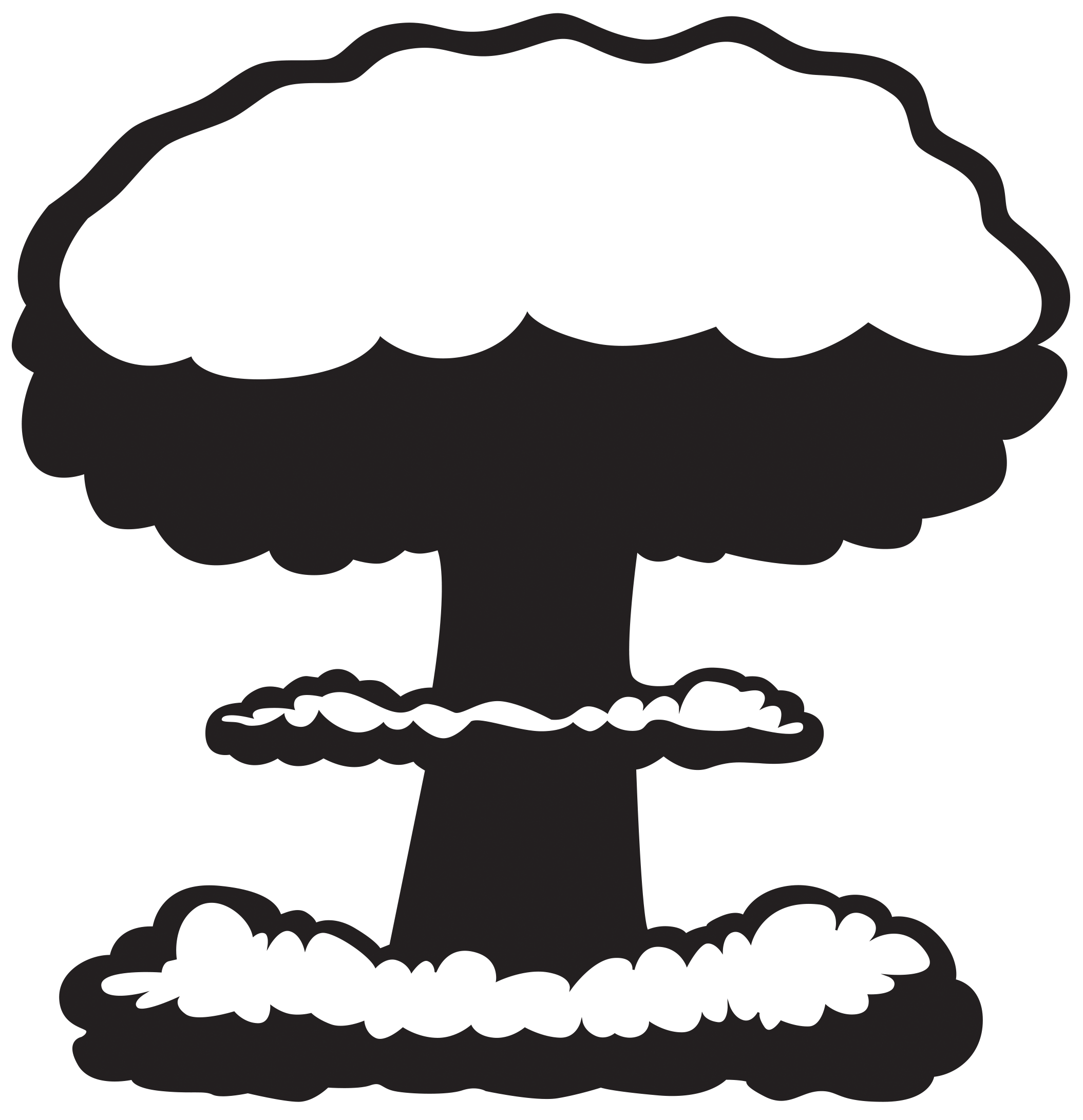 Nuclear explosion Transparent PNG Image