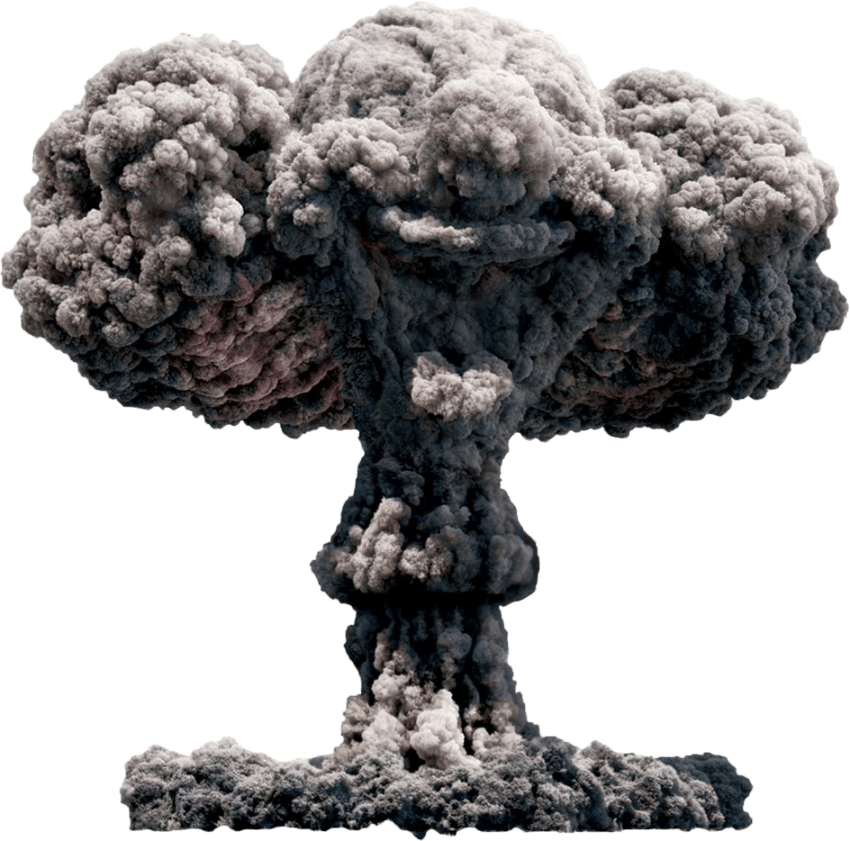 Nuclear explosion Transparent PNG Image