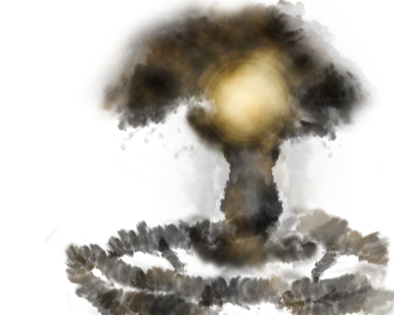 Nuclear explosion Transparent PNG Image